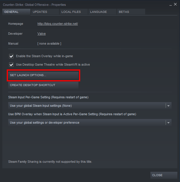 cs 1.6 full screen launch options