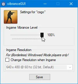 Set up Digital Vibrance in CSGO